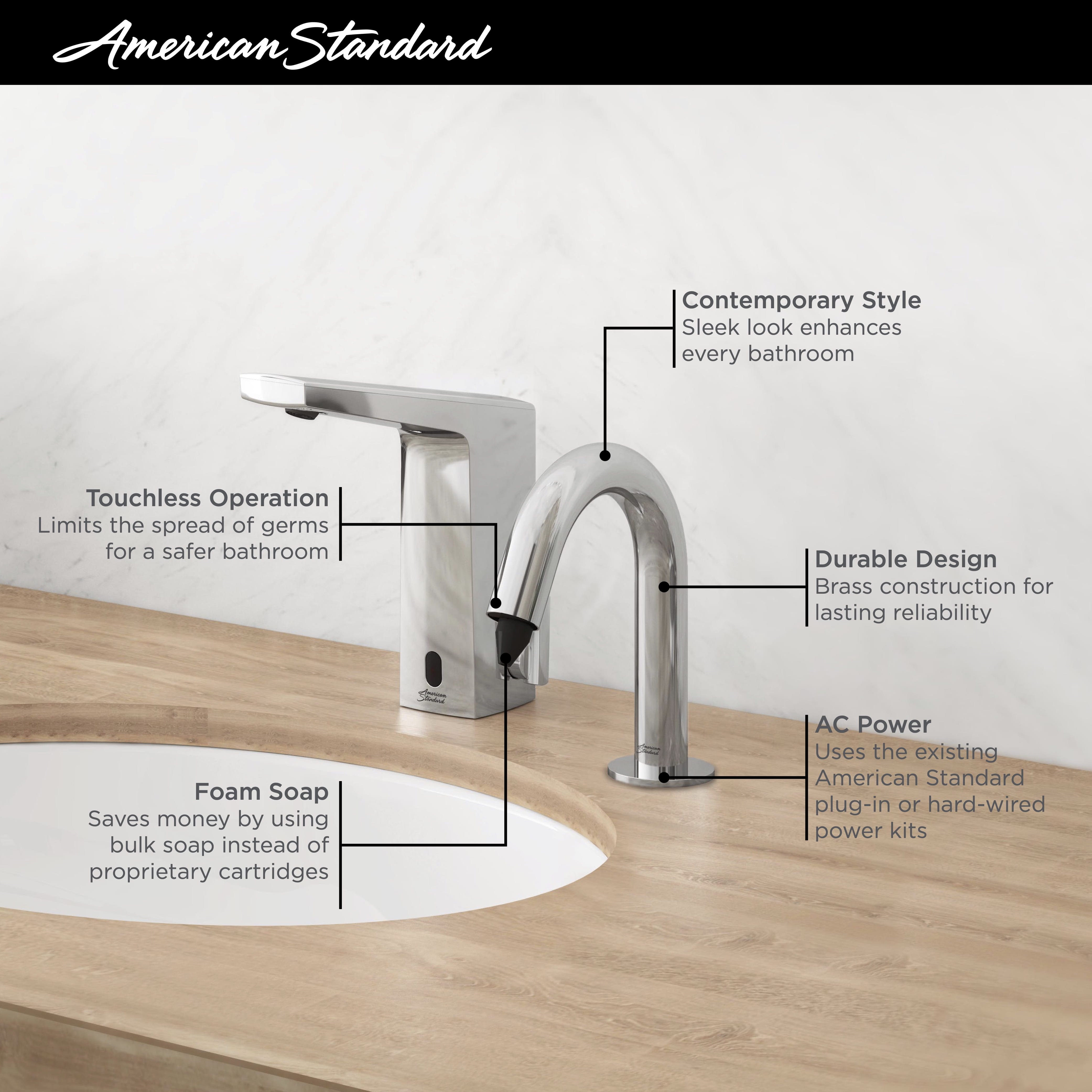 Touchless Sensor-Operated Foam Soap Dispenser, Base Model